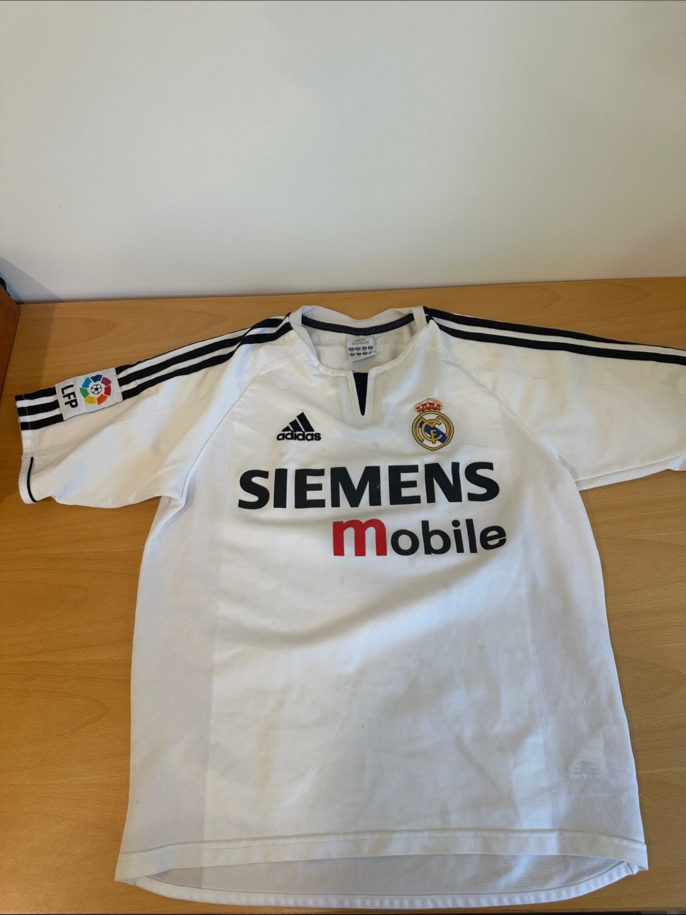 Adidas Real Madrid Kids White Short Sleeve Soccer Jersey